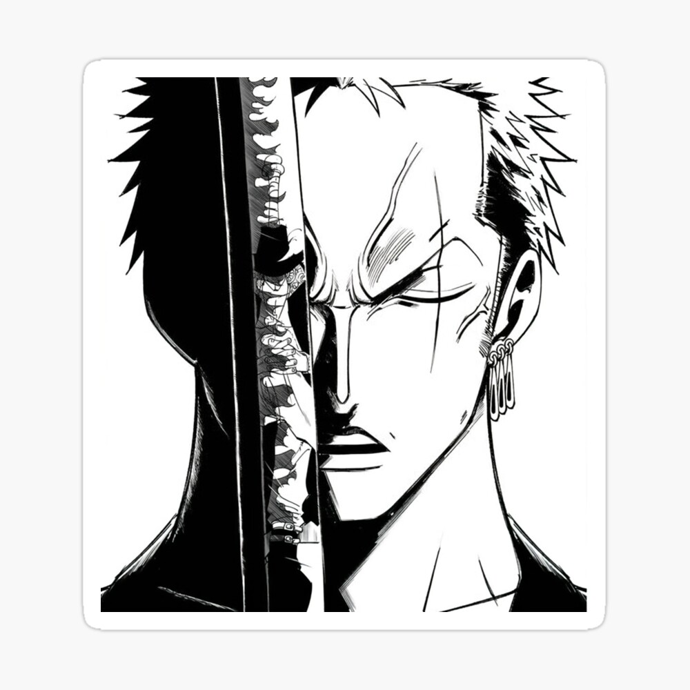 One Piece Roronoa Zoro And Dracule Mihawk Poster For Sale By Eedwardrfisher Redbubble