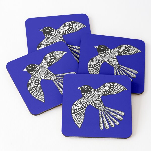 Item preview, Black and white bird designed and sold by Soozie Wray.