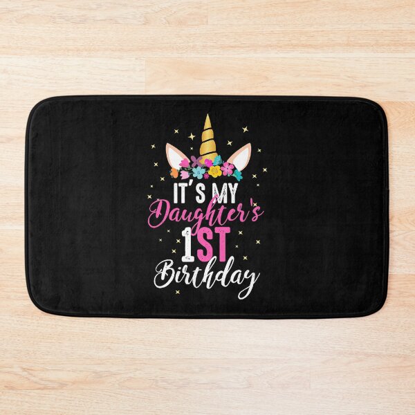Item preview, Its My Daughters 1st Birthay Girl Gift Unicorn Birthday designed and sold by PameGraha.