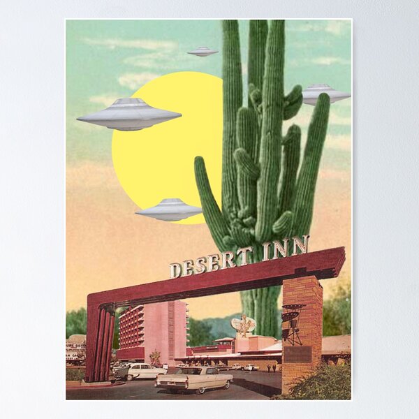 Item preview, Desert Inn // UFOs Landing designed and sold by MsGonzalez.