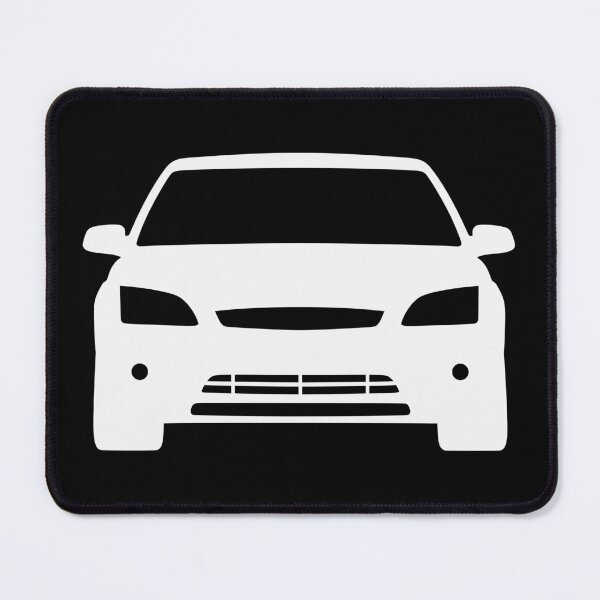 Item preview, Ford Focus MK2 2004-2008 white silhouette designed and sold by EdimDesign.