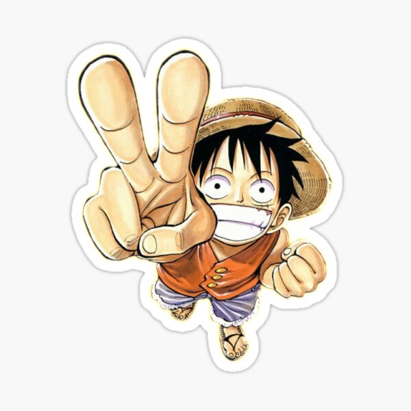 luffy one piece752.png Sticker for Sale by XzavSanfQ