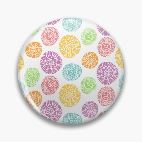 Item preview, Colorful abstract glowers pattern designed and sold by GoDesign1.