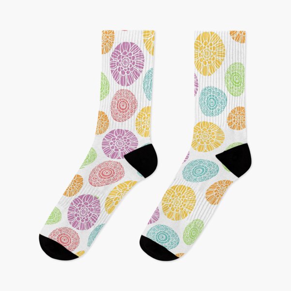 Item preview, Colorful abstract glowers pattern designed and sold by GoDesign1.