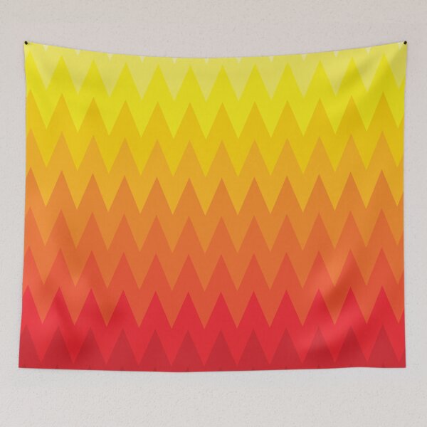 Item preview, Red to yellow chevron ombre designed and sold by GoDesign1.