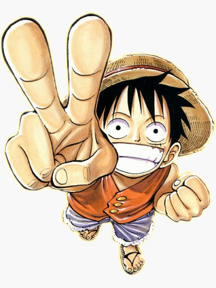 luffy one piece752.png Sticker for Sale by XzavSanfQ