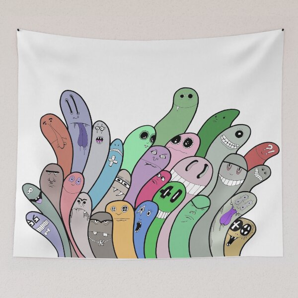 Item preview, Mooniez - Street Art Characters "4" - Funny character design illustrations. designed and sold by Boogosh.