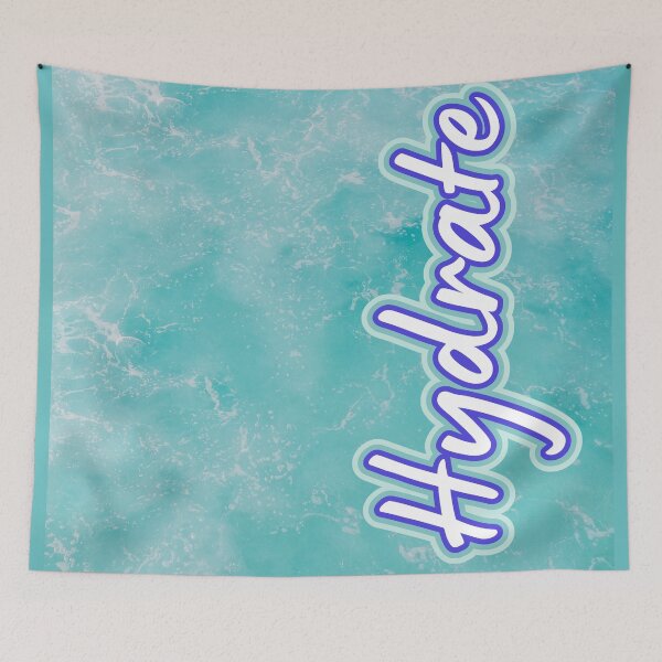 Item preview, Hydrate With Blue Ocean Wave designed and sold by BronikowskiART.