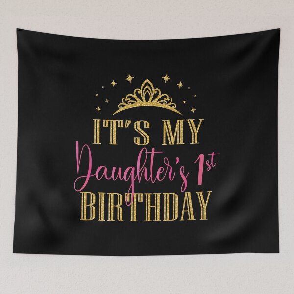 Item preview, Its My Daughters 1st Birthday Girls Party Family Matching designed and sold by PameGraha.