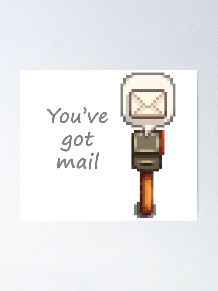 "Stardew Valley Mail" Poster by aiyapixels Redbubble