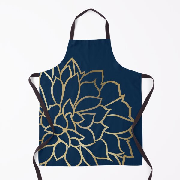 Item preview, Gold and Navy Flower designed and sold by meggydesigns.
