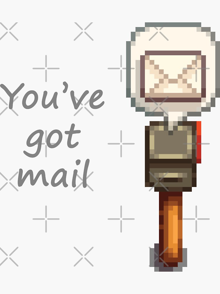 "Stardew Valley Mail" Sticker by aiyapixels Redbubble