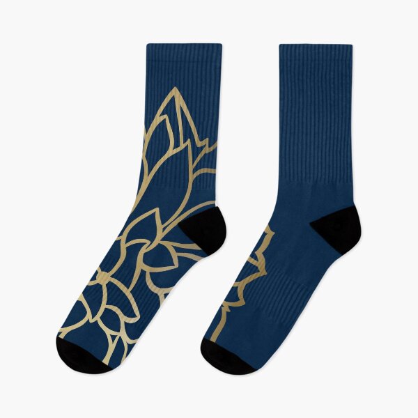 Item preview, Gold and Navy Flower designed and sold by meggydesigns.
