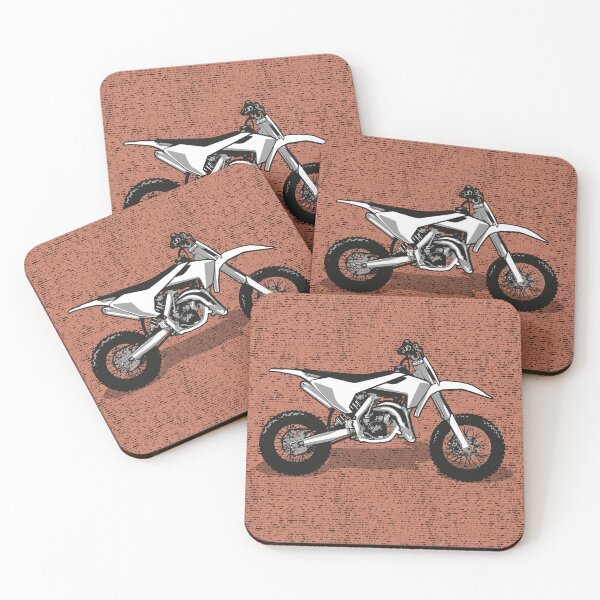 Item preview, Motocross // monochromatic siena and black and white motorcycles designed and sold by SelmaCardoso.
