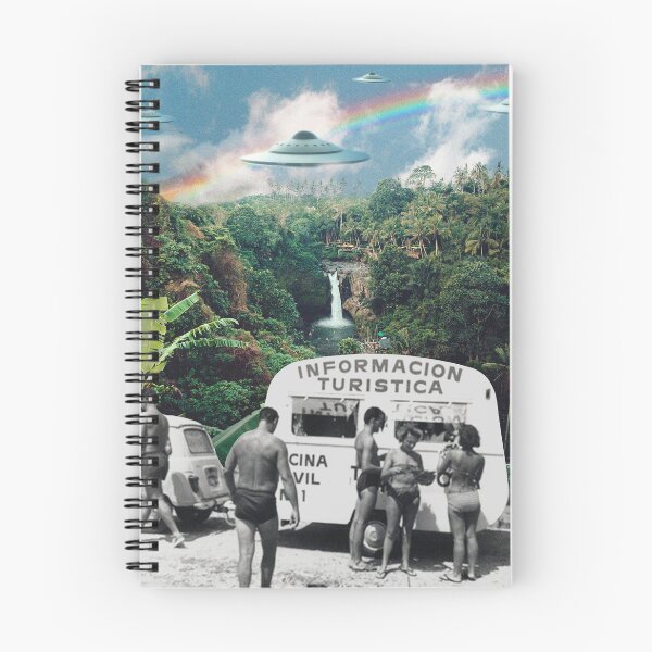 Item preview, Los Visitantes // Pura Vida (UFOs in Paradise) designed and sold by MsGonzalez.