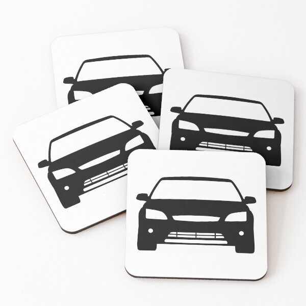 Item preview, Ford Focus MK2 2004-2008 black silhouette designed and sold by EdimDesign.