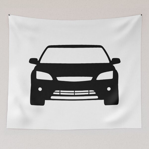 Item preview, Ford Focus MK2 2004-2008 black silhouette designed and sold by EdimDesign.