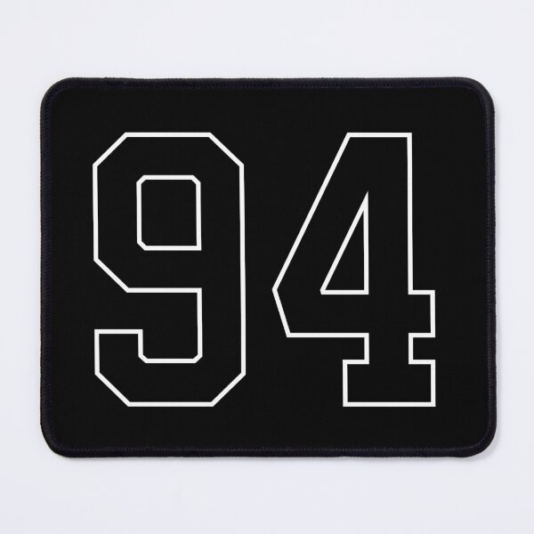 Item preview, Black Number 94 lucky sports jersey ninety four designed and sold by HeavyStyle.