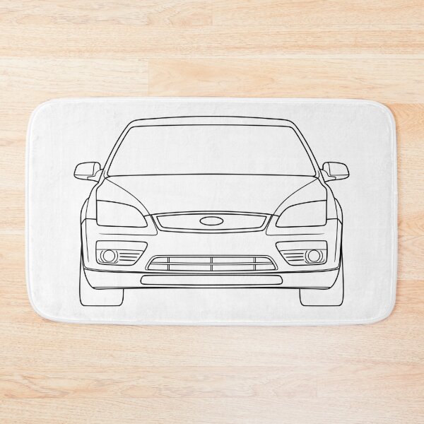 Item preview, Ford Focus MK2 2004-2008 black lines designed and sold by EdimDesign.