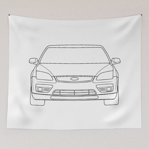 Item preview, Ford Focus MK2 2004-2008 black lines designed and sold by EdimDesign.