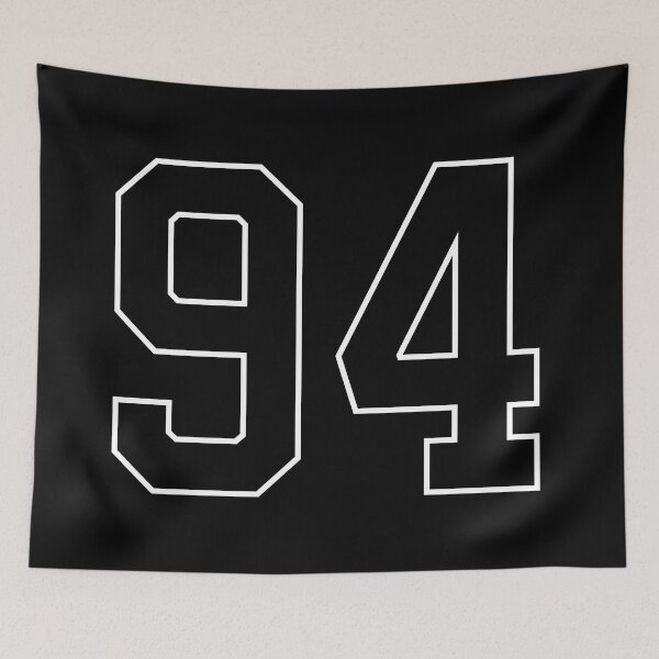 Item preview, Black Number 94 lucky sports jersey ninety four designed and sold by HeavyStyle.