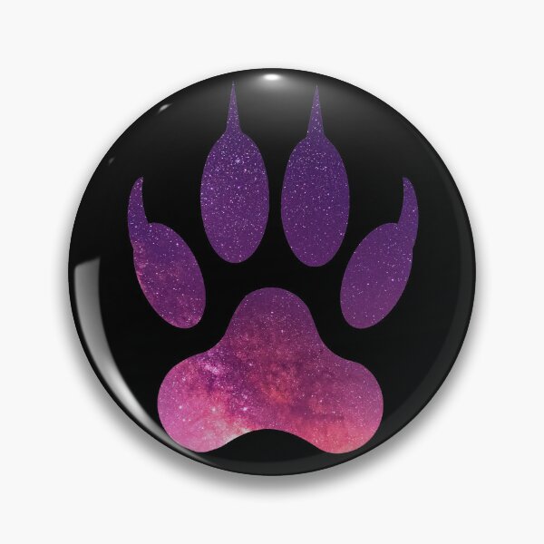 Item preview, Purple Wolf Paw Galaxy designed and sold by MMwolfdogden.