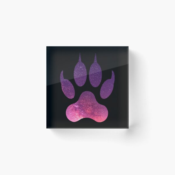 Item preview, Purple Wolf Paw Galaxy designed and sold by MMwolfdogden.