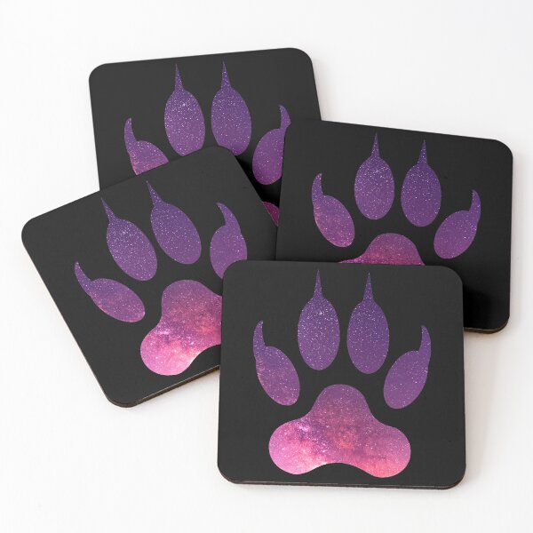 Item preview, Purple Wolf Paw Galaxy designed and sold by MMwolfdogden.