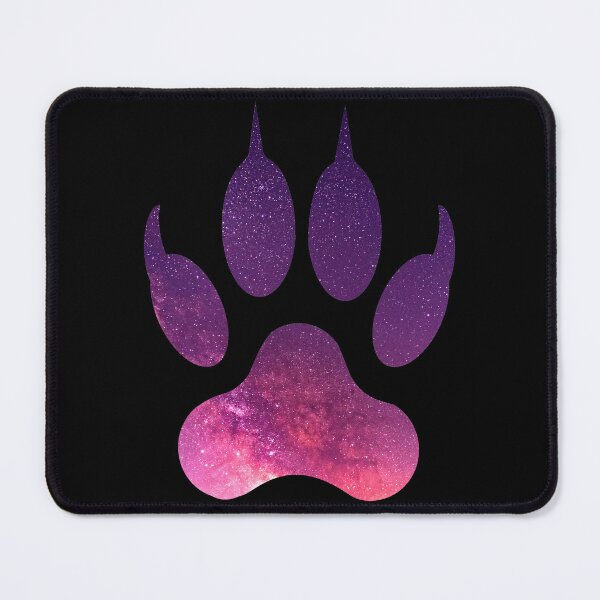 Item preview, Purple Wolf Paw Galaxy designed and sold by MMwolfdogden.