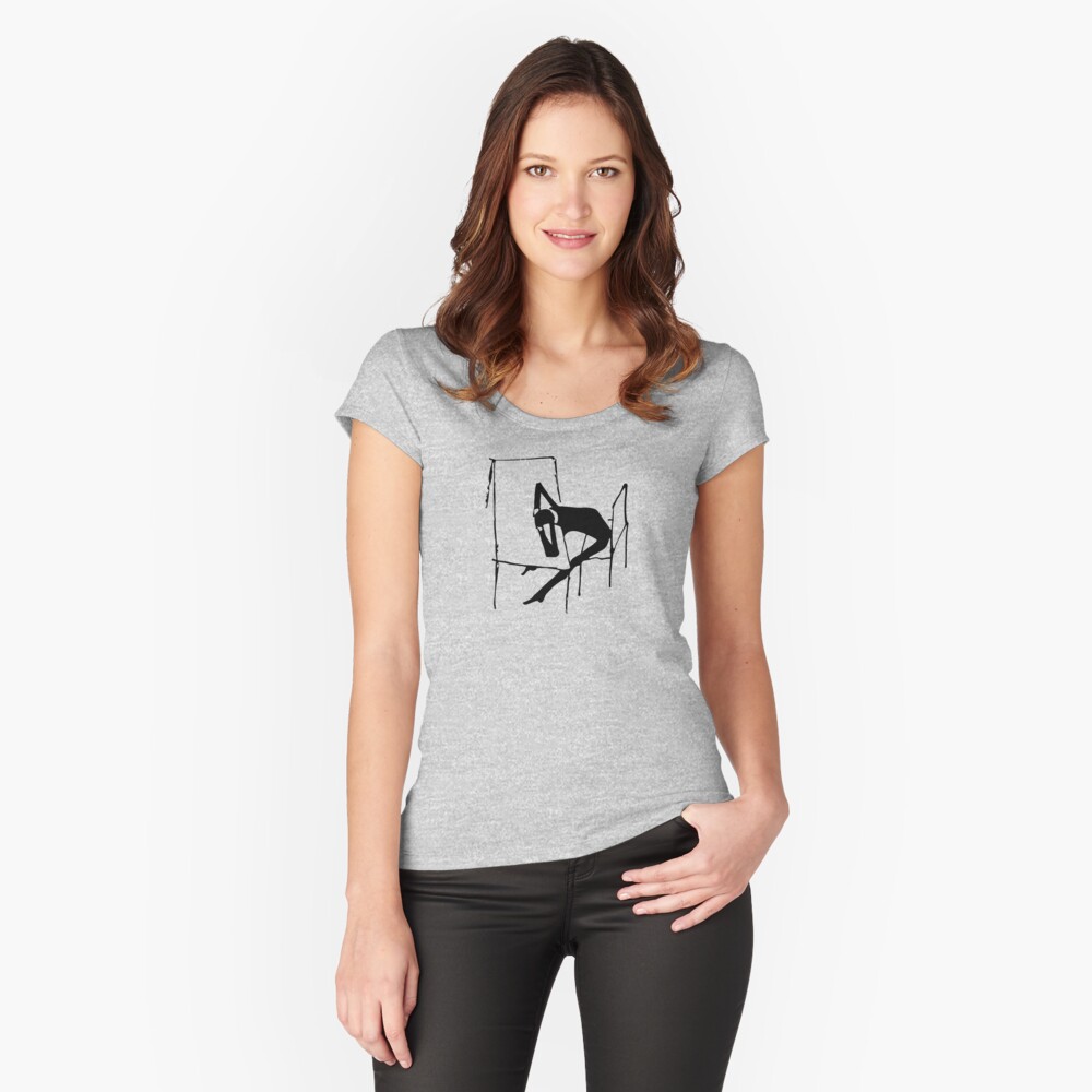 Item preview, Fitted Scoop T-Shirt designed and sold by juliobenitez.