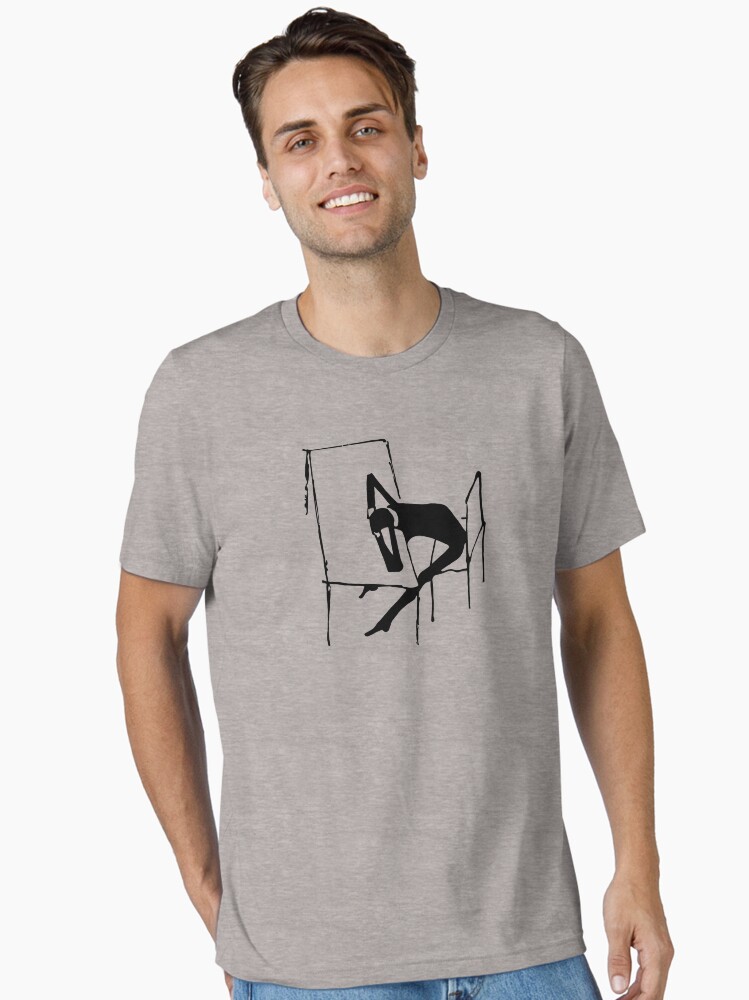 Thumbnail 2 of 7, Essential T-Shirt, Franz Kafka Drawing 05 Black designed and sold by juliobenitez.