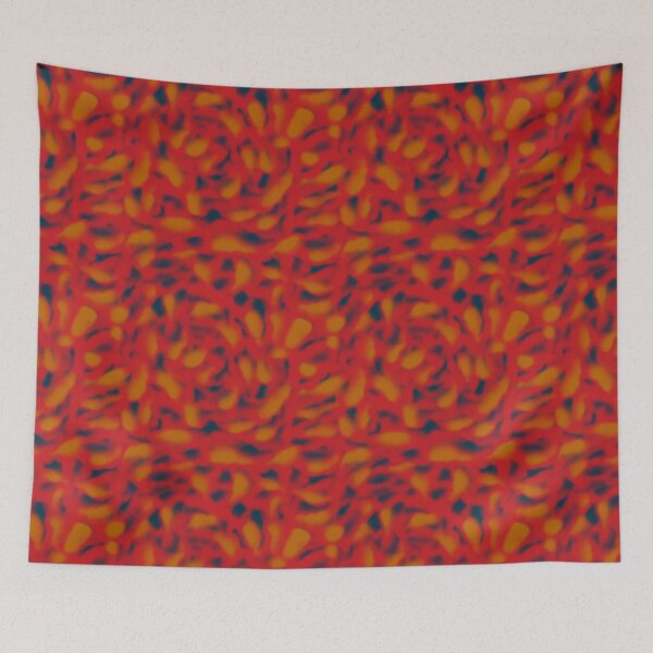 Item preview, Abstract pattern with red watercolor stains designed and sold by hmorena.