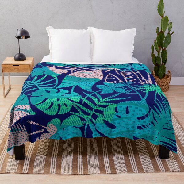 Item preview, Tropical leaves pattern designed and sold by GoDesign1.