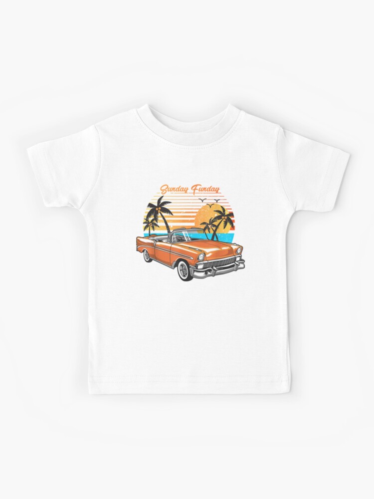 Kid's Sunday Funday Retro Graphic Tee