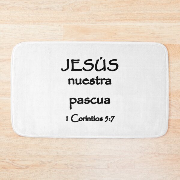 Item preview, 1 Corinthians 5:7 Jesus Our Passover Spanish Bible Verse designed and sold by NombresDeJesus.