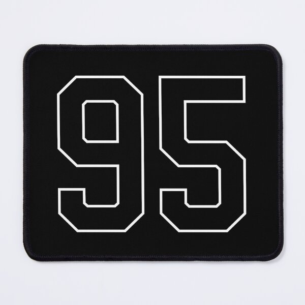 Item preview, Black Number 95 lucky sports jersey ninety five designed and sold by HeavyStyle.