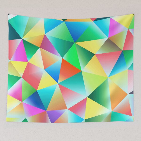 Item preview, Colorful polygonal background designed and sold by GoDesign1.