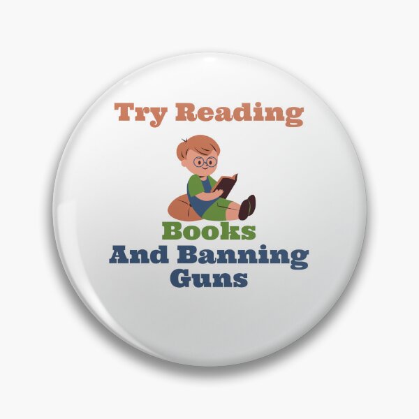 Item preview,  Try Reading Books And Banning Guns designed and sold by yassminishop.