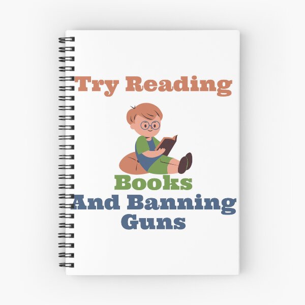 Item preview,  Try Reading Books And Banning Guns designed and sold by yassminishop.