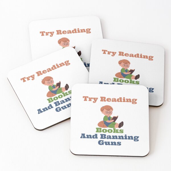 Item preview,  Try Reading Books And Banning Guns designed and sold by yassminishop.