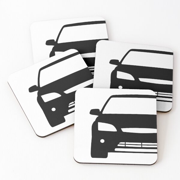 Item preview, Ford Focus MK2 2004-2008 black silhouette designed and sold by EdimDesign.