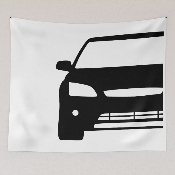 Item preview, Ford Focus MK2 2004-2008 black silhouette designed and sold by EdimDesign.