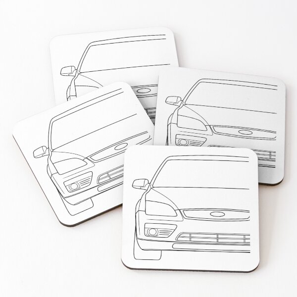 Item preview, Ford Focus MK2 2004-2008 black lines designed and sold by EdimDesign.