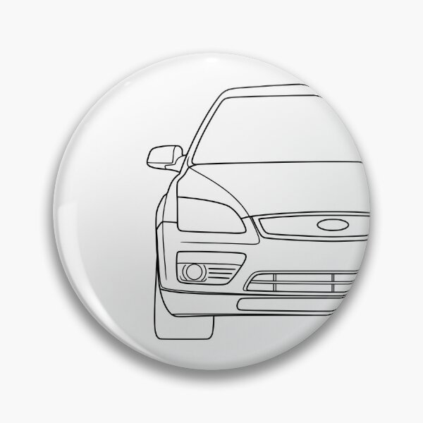 Item preview, Ford Focus MK2 2004-2008 black lines designed and sold by EdimDesign.