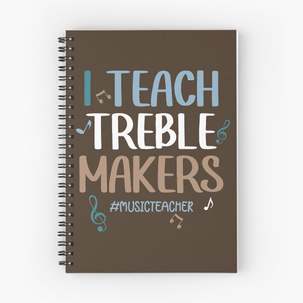Artikelvorschau, Ich unterrichte Treble Makers Pun - Musiklehrer-Zitat entworfen und verkauft von Primroaddesigns.