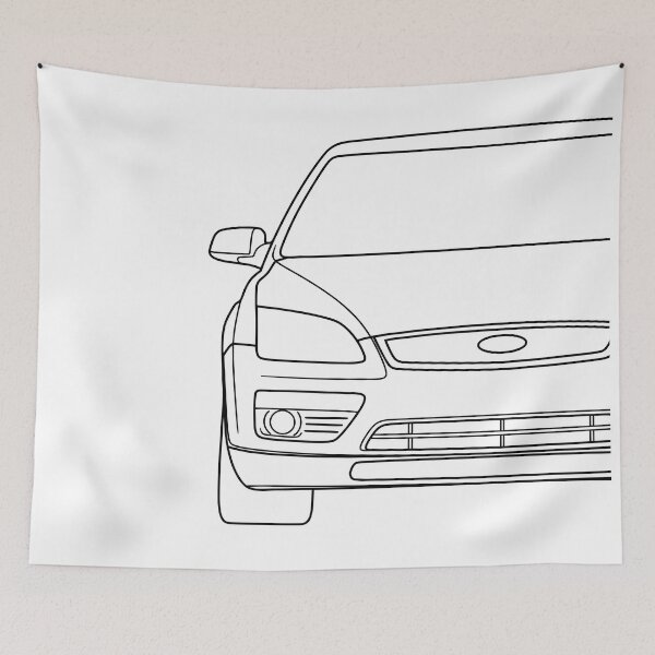 Item preview, Ford Focus MK2 2004-2008 black lines designed and sold by EdimDesign.