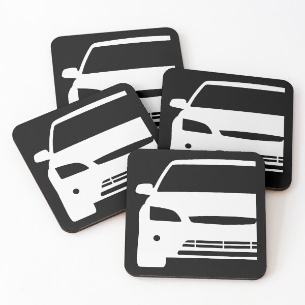 Item preview, Ford Focus MK2 2004-2008 white silhouette designed and sold by EdimDesign.