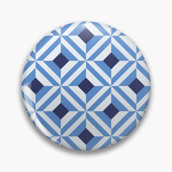 Item preview, Blue tones geometric pattern designed and sold by GoDesign1.