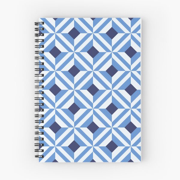 Item preview, Blue tones geometric pattern designed and sold by GoDesign1.