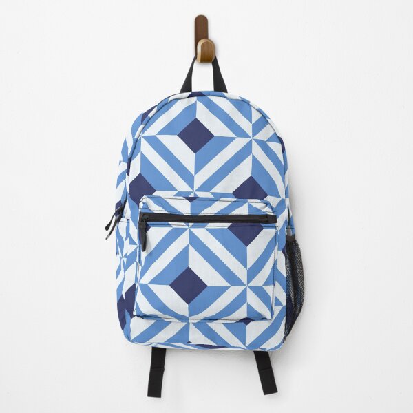 Item preview, Blue tones geometric pattern designed and sold by GoDesign1.